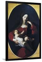 Madonna with Child, by Giuseppe Bazzani (1690-1769)-Giuseppe Bazzani-Framed Giclee Print