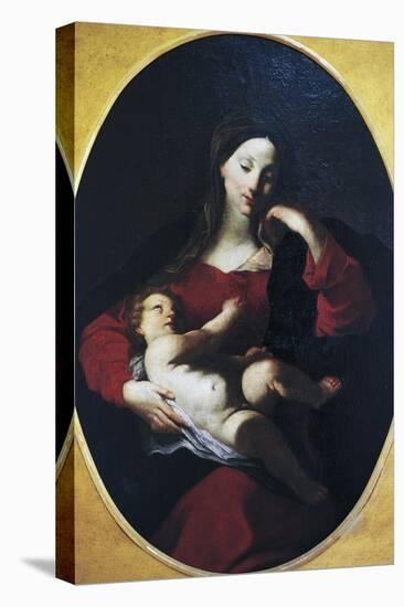 Madonna with Child, by Giuseppe Bazzani (1690-1769)-Giuseppe Bazzani-Stretched Canvas