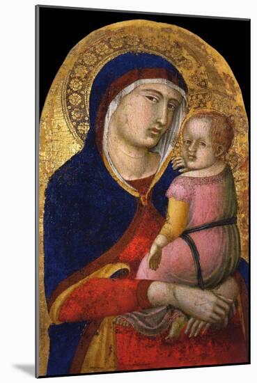 Madonna with Child, Ca 1340-Pietro Lorenzetti-Mounted Giclee Print