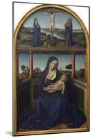 Madonna with Child, Detail from Triptych, 1485-Jean Bourdichon-Mounted Giclee Print