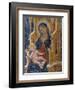 Madonna with Child, Detail of Fresco, Church of Santa Maria La Veterana, Bitetto-null-Framed Giclee Print