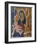 Madonna with Child, Detail of Fresco, Church of Santa Maria La Veterana, Bitetto-null-Framed Giclee Print