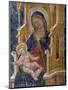 Madonna with Child, Detail of Fresco, Church of Santa Maria La Veterana, Bitetto-null-Mounted Giclee Print