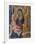 Madonna with Child, Detail of Fresco, Church of Santa Maria La Veterana, Bitetto-null-Framed Giclee Print