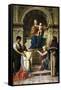 Madonna with Child Enthroned with Saints, 1872-Alessandro Franchi-Framed Stretched Canvas