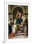 Madonna with Child Enthroned with Saints, 1872-Alessandro Franchi-Framed Giclee Print