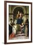 Madonna with Child Enthroned with Saints, 1872-Alessandro Franchi-Framed Giclee Print