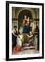 Madonna with Child Enthroned with Saints, 1872-Alessandro Franchi-Framed Giclee Print