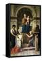 Madonna with Child Enthroned with Saints, 1872-Alessandro Franchi-Framed Stretched Canvas