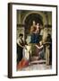 Madonna with Child Enthroned with Saints, 1872-Alessandro Franchi-Framed Giclee Print