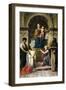 Madonna with Child Enthroned with Saints, 1872-Alessandro Franchi-Framed Giclee Print