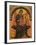 Madonna with Child Enthroned-Paolo Veneziano-Framed Giclee Print