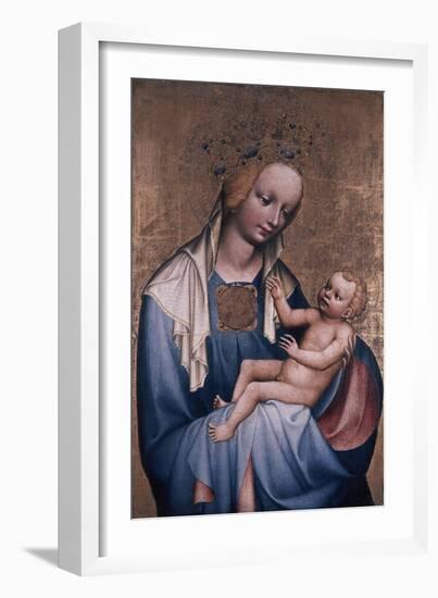 Madonna with Child, known as Our Lady of Roudnice, Circa 1390-null-Framed Giclee Print