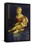 Madonna with Child Lying on Her Lap. (The So Called Bridgewater Madonna) About 1507/08-Raphael-Framed Stretched Canvas