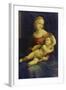 Madonna with Child Lying on Her Lap. (The So Called Bridgewater Madonna) About 1507/08-Raphael-Framed Giclee Print