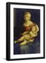 Madonna with Child Lying on Her Lap. (The So Called Bridgewater Madonna) About 1507/08-Raphael-Framed Giclee Print