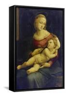 Madonna with Child Lying on Her Lap. (The So Called Bridgewater Madonna) About 1507/08-Raphael-Framed Stretched Canvas