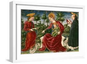 Madonna with Child, Miniature from Bolognese Master from Liber Iurium-null-Framed Giclee Print