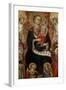 Madonna with Child, Saints and Angels, Late 14th or Early 15th Century-Niccolo di Pietro Gerini-Framed Giclee Print