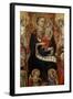 Madonna with Child, Saints and Angels, Late 14th or Early 15th Century-Niccolo di Pietro Gerini-Framed Giclee Print