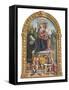 Madonna with Child, Saints and Angels-null-Framed Stretched Canvas