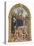 Madonna with Child, Saints and Angels-null-Stretched Canvas