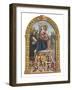 Madonna with Child, Saints and Angels-null-Framed Giclee Print