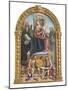 Madonna with Child, Saints and Angels-null-Mounted Giclee Print