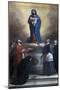 Madonna with Child, Saints and Dragon at Her Feet-Pietro Pala-Mounted Art Print