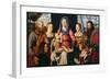 Madonna with Child, Saints and Followers-Bernardino Luini-Framed Giclee Print