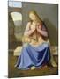 Madonna with Child Seated Against a Wall, 1811-Johann Friedrich Overbeck-Mounted Giclee Print