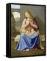 Madonna with Child Seated Against a Wall, 1811-Johann Friedrich Overbeck-Framed Stretched Canvas