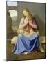 Madonna with Child Seated Against a Wall, 1811-Johann Friedrich Overbeck-Mounted Giclee Print