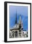 Madonna with Child, Spire on the Outside of the Apse of Notre-Dame Cathedral-null-Framed Giclee Print