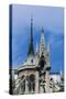 Madonna with Child, Spire on the Outside of the Apse of Notre-Dame Cathedral-null-Stretched Canvas