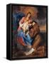 Madonna with Child & St. Anthony of Padua-Sir Anthony Van Dyck-Framed Stretched Canvas