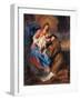 Madonna with Child & St. Anthony of Padua-Sir Anthony Van Dyck-Framed Art Print