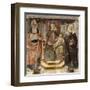 Madonna with Child, St. Augustine and St. Catherine from Siena-Matteo della Chiesa-Framed Art Print