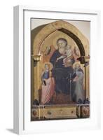 Madonna with Child, St Catherine of Alexandria and St Anthony Abbot-Bicci di Lorenzo-Framed Giclee Print