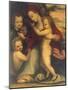 Madonna with Child, St John and Angels-null-Mounted Giclee Print