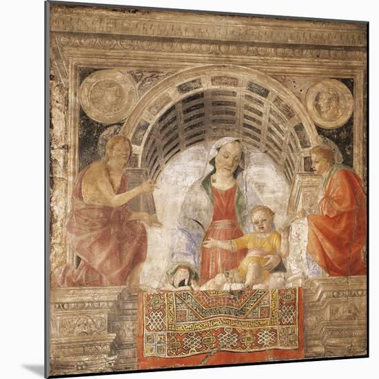 Madonna with Child, St John the Baptist and St John Evangelist-Vincenzo Foppa-Mounted Giclee Print