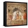 Madonna with Child, St John the Baptist and St John Evangelist-Vincenzo Foppa-Framed Stretched Canvas