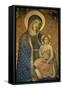 Madonna with Child, Temple of St Michael Archangel, Perugia, Umbria, Italy-null-Framed Stretched Canvas