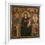 Madonna with Child the Stigmata of St Francis-Arcangelo di Cola da Camerino-Framed Giclee Print