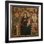 Madonna with Child the Stigmata of St Francis-Arcangelo di Cola da Camerino-Framed Giclee Print