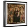 Madonna with Child the Stigmata of St Francis-Arcangelo di Cola da Camerino-Framed Giclee Print