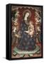 Madonna with Child with Angels Playing Music, 1390-1399-Pedro Serra-Framed Stretched Canvas