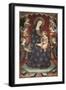 Madonna with Child with Angels Playing Music, 1390-1399-Pedro Serra-Framed Giclee Print