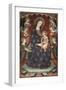 Madonna with Child with Angels Playing Music, 1390-1399-Pedro Serra-Framed Giclee Print