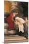 Madonna with Child with St Frances of Rome and Anm Angel-Orazio Gentileschi-Mounted Giclee Print